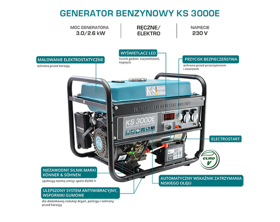 Zdjęcie 6 - Agregat benzynowy Könner & Söhnen KS3000E