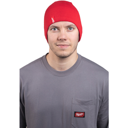 Nawigacja zdjęcie 2 - Czapka beanie czerwona Milwaukee 4932493111