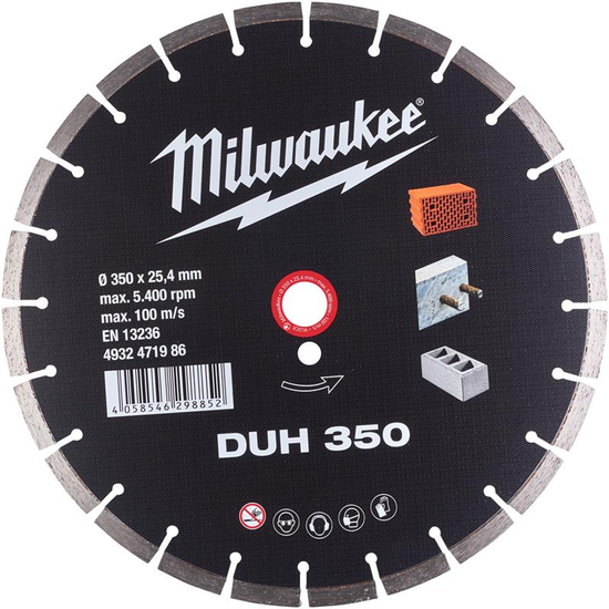 Zdjęcie 1 - Tarcza diamentowa DUH 350 4932471986 Milwaukee