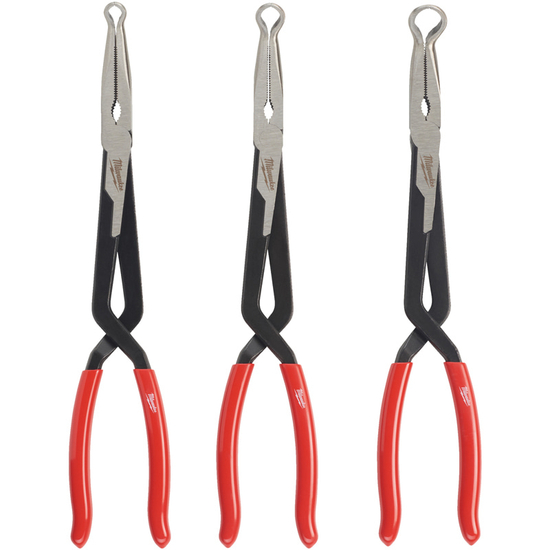 Zdjęcie 1 - Zestaw szczypiec długich ze szczękami oczkowymi (8, 12,7, 19mm) Milwaukee 4932492503