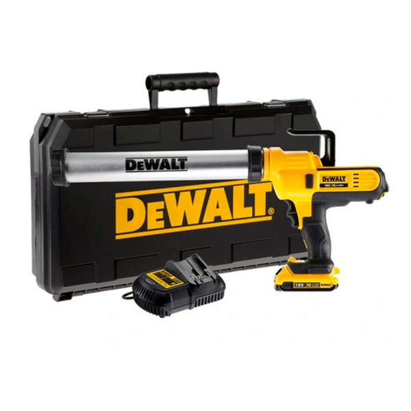 Zdjęcie 3 - Pistolet do silikonu akumulatorowy DeWalt DCE580D1 600ml 18V XR 1x2Ah