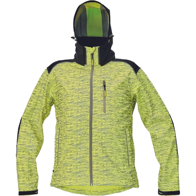 KNOXFIELD PRINTED Kurtka softshell (kolor żółty) Cerva 0301047370