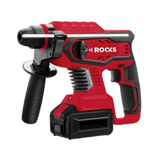 Zdjęcie 1 - Młotowiertarka akumulatorowa Rooks OK-03.4009 SDS-Plus 2.2J 18V 1x4Ah