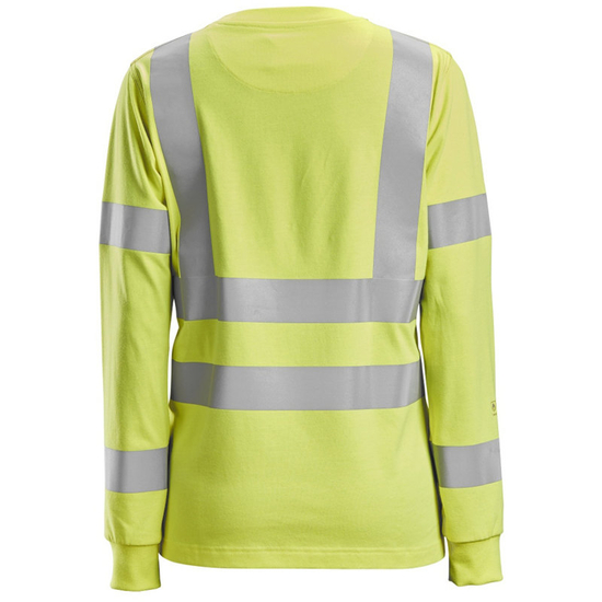 Zdjęcie 4 - 2476 T-shirt Odblaskowy ProtecWork – damski, długi rękaw, EN 20471/3/2 Snickers Workwear