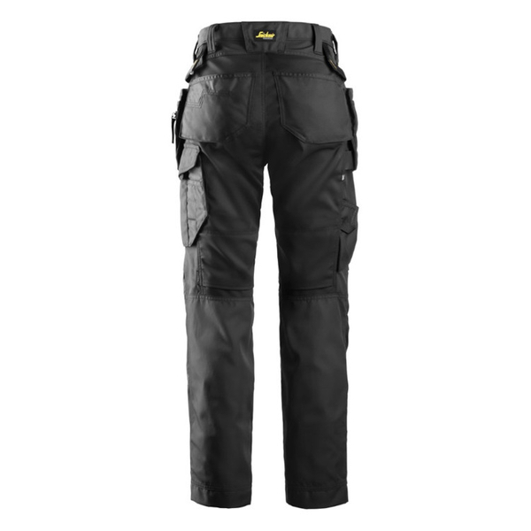 Zdjęcie 4 - 6701 Spodnie AllroundWork+ z workami kieszeniowymi - damskie kolor czarny Snickers Workwear