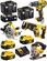 Nawigacja zdjęcie 1 - Zestaw 4 narzędzi akumulatorowych DeWalt DCK421P3T DCD791 + DCS331 + DCS570 + DCS367 18V XR 3x5Ah