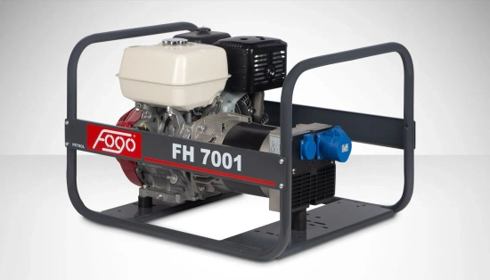 Zdjęcie 1 - Agregat prądotwórczy benzynowy 1-fazowy 6,2 kVA z silnikiem Honda FOGO FH7001
