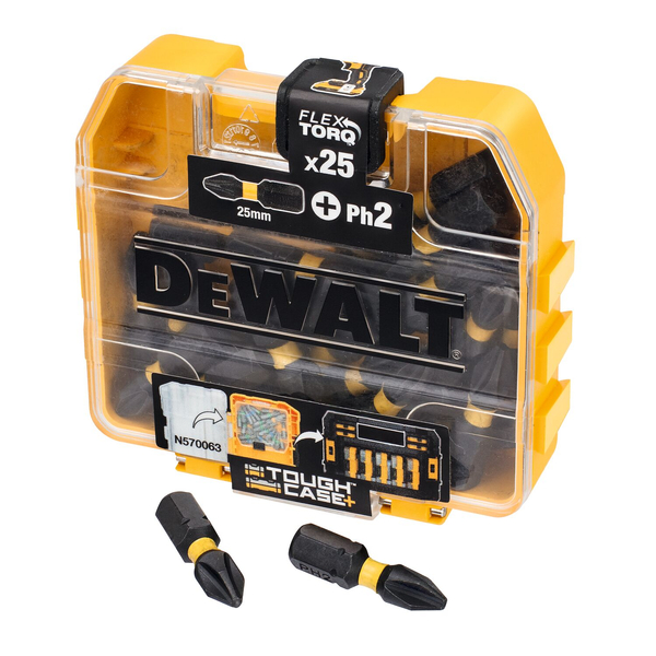 Zdjęcie 1 - Zestaw końcówek udarowych PH2 EXTREME Impact Torison DeWALT DT70555T