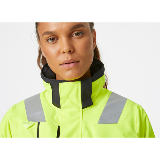 Zdjęcie 4 - Kurtka zimowa odblaskowa damska Helly Hansen 71398_369 W LUNA HI VIS WINTER JACKET
