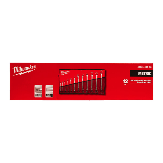 Zdjęcie 3 - Zestaw kluczy oczkowych, podwójnie osadzonych 6-32mm Milwaukee 4932492738 