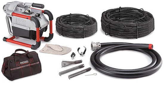 Zdjęcie 2 - Przepychacz do rur kanalizacji RIDGID K60SP A25 16mm + 22mm + Kurtka 3w1