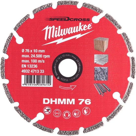 Zdjęcie 1 - Tarcza diamentowa DHMM 76 mm 1 szt. 4932471333 Milwaukee