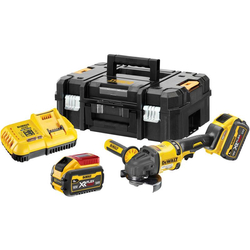 Nawigacja zdjęcie 1 - Szlifierka kątowa akumulatorowa DeWalt DCG418X2 125mm 54V XR Flexvolt 2x9Ah