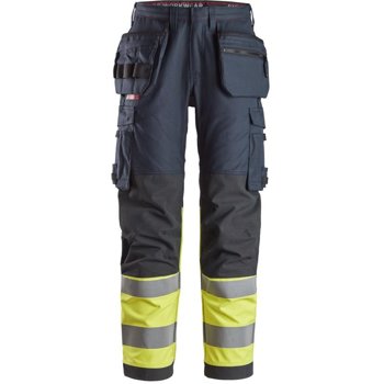 Spodnie Odblaskowe ProtecWork z workami kieszeniowymi, EN 20471/1 Snickers Workwear 62639566