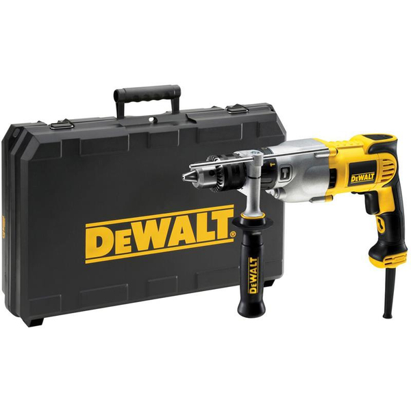 Zdjęcie 1 - Wiertarka udarowa DeWalt D21570K 2-biegowa 1300W