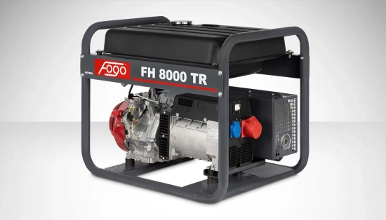 Zdjęcie 1 - Agregat prądotwórczy benzynowy 3-fazowy 7,7 kVA z AVR, zbiornik 45L z silnikiem Honda FOGO FH8000TR