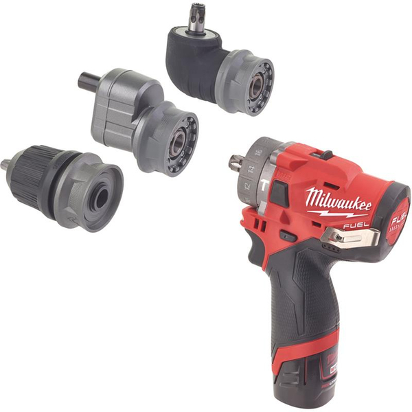 Zdjęcie 1 - Wiertarko-wkrętarka udarowa akumulatorowa Milwaukee M12 FPDXKIT-202X 37Nm 12V 2x2Ah 4933464138