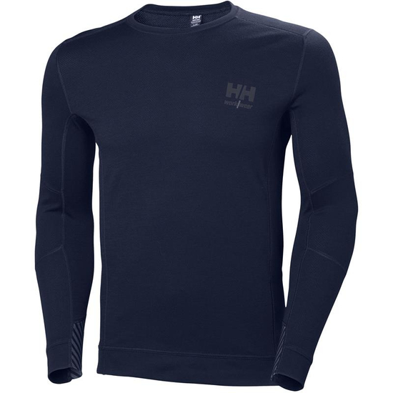 Zdjęcie 1 - Koszulka termoaktywna Helly Hansen 75106_590 HH LIFA Merino kolor granatowy