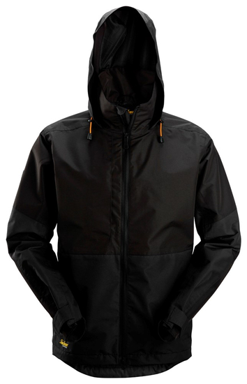 Zdjęcie 1 - 1304 Kurtka przeciwdeszczowa shell AllroundWork kolor czarny Snickers Workwear