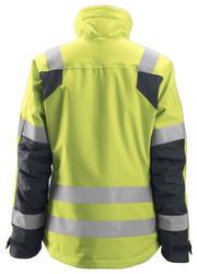 Nawigacja zdjęcie 2 - 1137 Kurtka Odblaskowa Ocieplana AllroundWork 37.5® - damska Snickers Workwear żółta