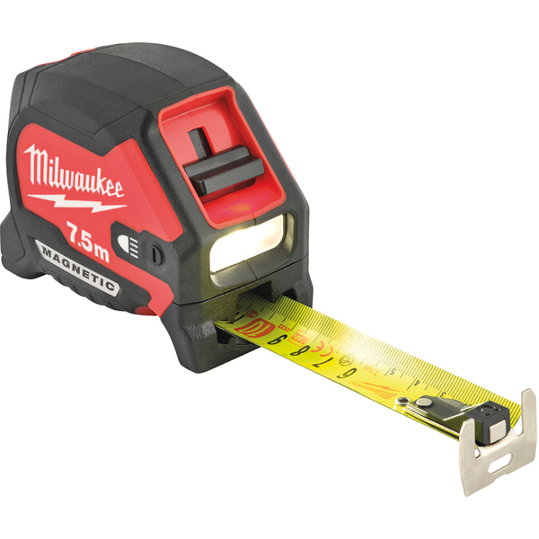 Zdjęcie 3 - Taśma miernicza LED 7,5 m magnetyczna Milwaukee 4932492469