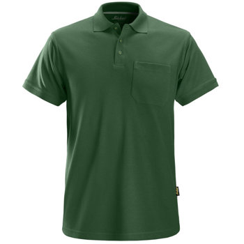 2708 Polo Snickers Workwear zielone