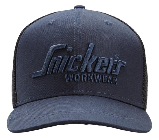 Zdjęcie 1 - 9001 Czapka z daszkiem Trucker Snickers Workwear Kolor Navy/Black