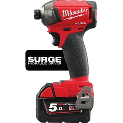 Zakrętarka udarowa akumulatorowa Milwaukee M18 FQID-502X ¼” 50Nm 18V 2x5Ah 4933451790