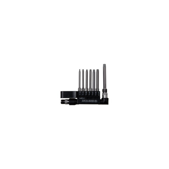 Zdjęcie 1 - ZESTAW IMBUSÓW TORX 1/4" DO WKRĘTARKI 7 szt., 7170T 10 - 40, UCHWYT 1589-02, 2128PR King Tony