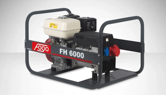 Zdjęcie 1 - Agregat prądotwórczy benzynowy 3-fazowy 5,5 kVA z silnikiem Honda FOGO FH6000