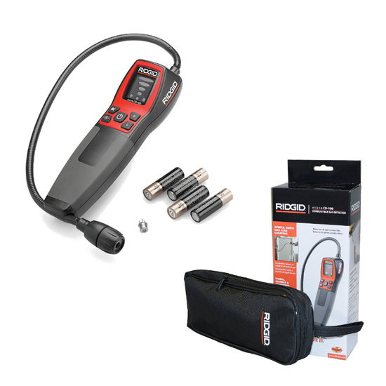 Zdjęcie 2 - Detektor / wykrywacz / czujnik gazu RIDGID micro CD-100