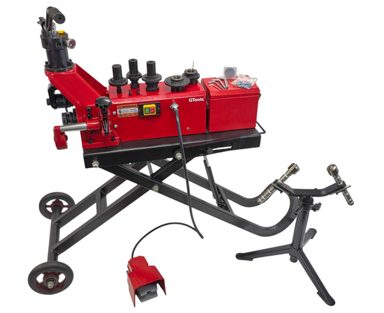 Zdjęcie 3 - Mobilna rowkarka stacjonarna G-TOOLS 112HD  od 1 - 12'' + Miarka Rothenberger