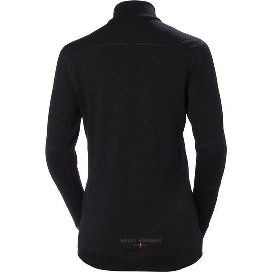 Zdjęcie 2 - Damska koszulka termoaktywna Helly Hansen 75210_990 HH LIFA Merino kolor czarny