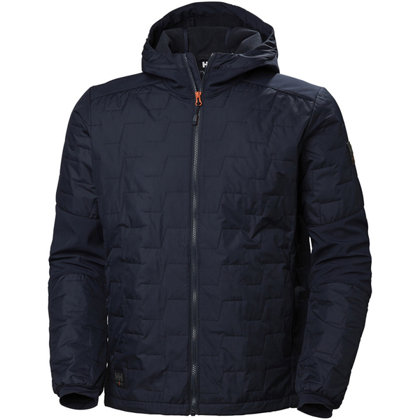 Zdjęcie 1 - Kurtka Helly Hansen 73230_590 KENSINGTON HOODED LIFALOFT JACKET kolor granatowy