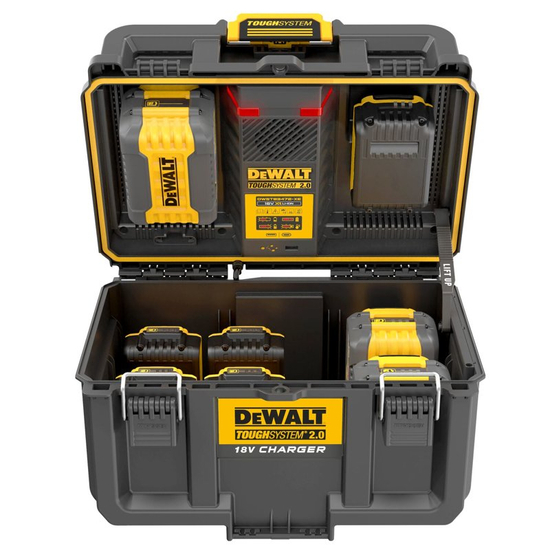 Zdjęcie 4 - Ładowarka w walizce TOUGHSYSTEM 12x5Ah DeWalt DWST83471P12