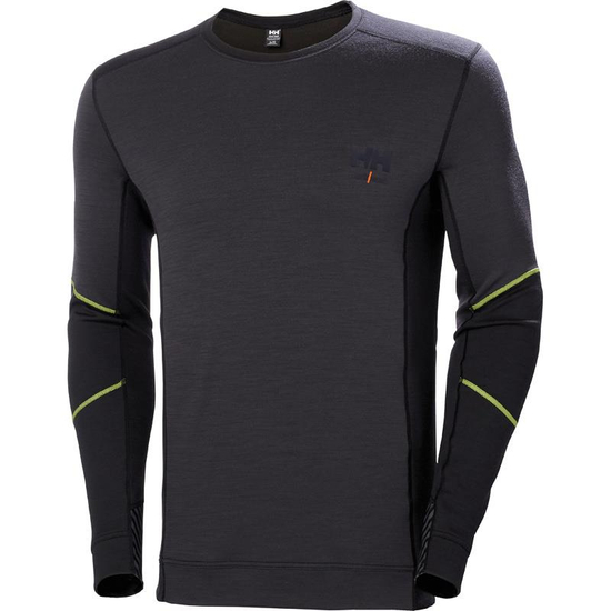 Zdjęcie 1 - Koszulka termoaktywna Helly Hansen 75106_999 HH LIFA Merino kolor czarny