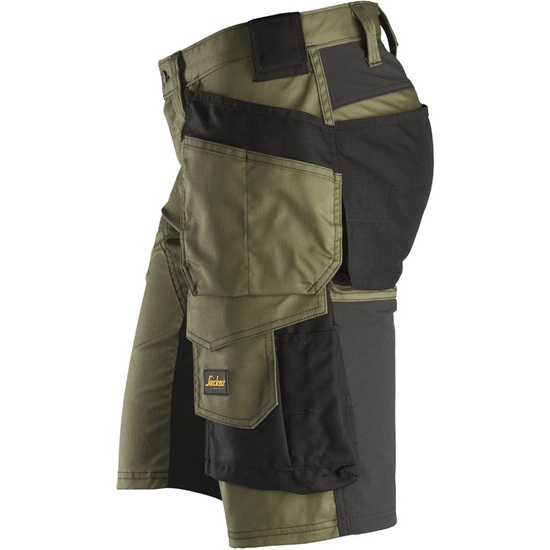 Zdjęcie 3 - Spodnie Krótkie Stretch AllroundWork z workami kieszeniowymi Snickers Workwear 61413104