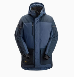 Nawigacja zdjęcie 1 - 1801 Parka przeciwdeszczowa, ocieplana AllroundWork Snickers Workwear Kolor: Navy\Dark Navy