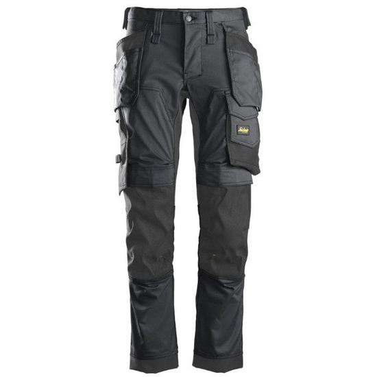 Zdjęcie 1 - 6241 Spodnie Stretch AllroundWork z workami kieszeniowymi kolor stalowo - czarny
