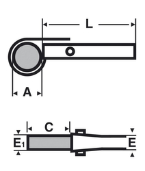 Nawigacja zdjęcie 2 - Virax klucz łańcuchowy dwustronny 1.1/2 - 8"