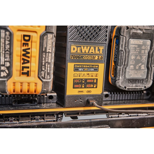 Zdjęcie 12 - Ładowarka w walizce TOUGHSYSTEM 12x5Ah DeWalt DWST83471P12