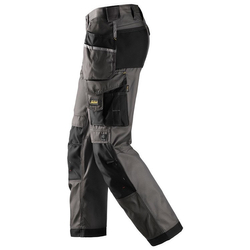 Nawigacja zdjęcie 3 - 3212 Spodnie DuraTwill™ z workami kieszeniowymi (kolor: czarny stłumiony-czarny) Snickers Workwear