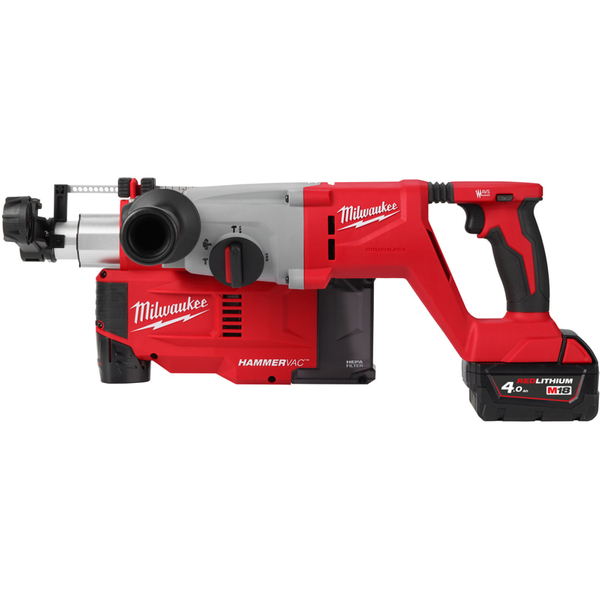 Zdjęcie 7 - Młotowiertarka akumulatorowa Milwaukee M18 BLHACD26-402X SDS-Plus 2.6J 18V 2x4Ah 4933492480