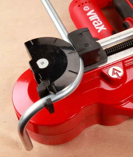 Zdjęcie 15 - Giętarka akumulatorowa  elektryczna przenośna 18V Eurostem® III 251849 do stali nierdzewnej + LED