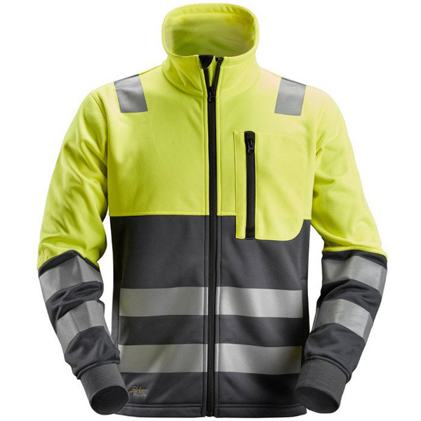 Zdjęcie 1 - 8035 Kurtka Polarowa Odblaskowa AllroundWork, EN 20471/2 Snickers Workwear żółta