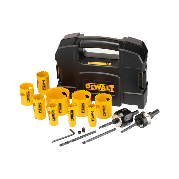 Zdjęcie 2 - Zestaw otwornic do metalu (20-64mm) 13 elementów DeWALT DT90361