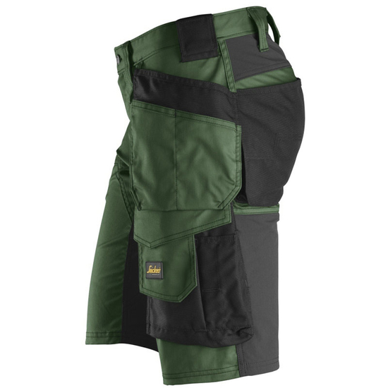 Zdjęcie 3 - 6141 Spodnie Krótkie AllroundWork z workami kieszeniowymi Snickers Workwear zielone