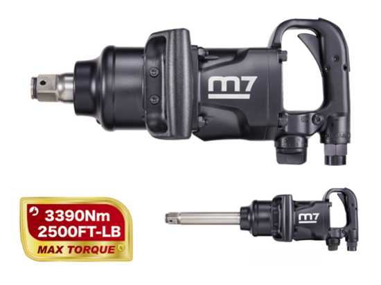 Zdjęcie 3 - Klucz udarowy pneumatyczny1" 3390Nm NC-8332X-6 Mighty Seven M7