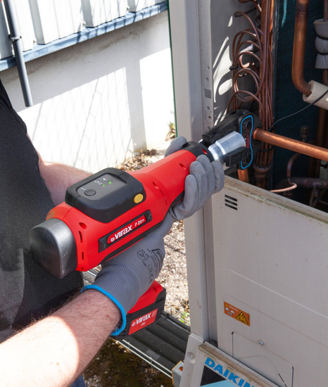 Zdjęcie 12 - Zaciskarka VIRAX P25+ 2 aku w skrzynce 18V / 3Ah Viper® P25+ + Laser i Hulajnoga