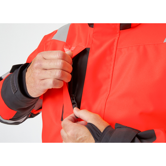 Zdjęcie 4 - Kurtka zimowa odblaskowa Helly Hansen 71392_169 Parka Alna 2.0 kolor czerwony